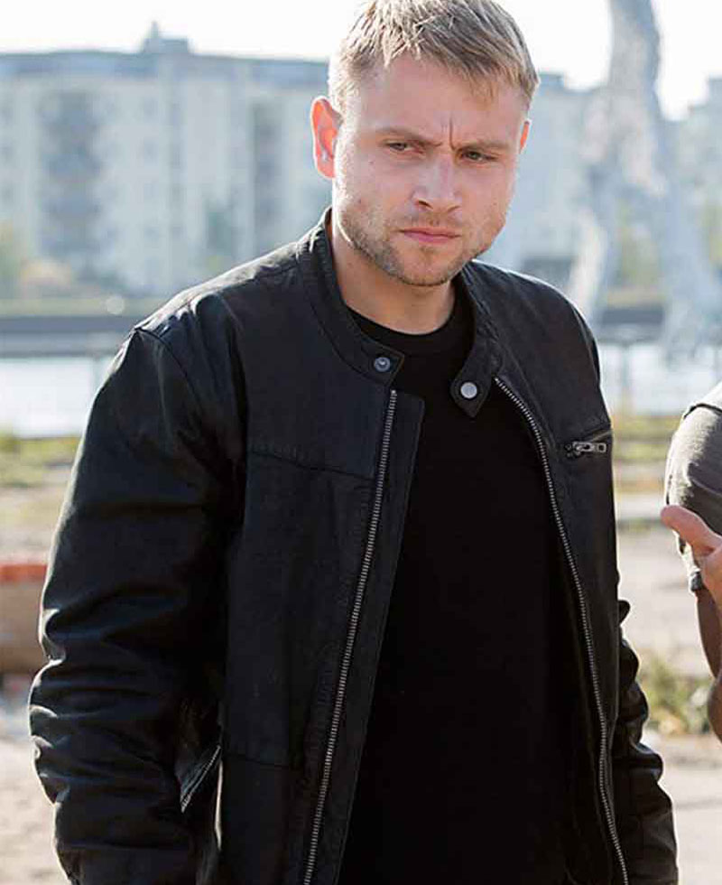 Sense8 Max Riemelt Black Leather Jacket Sense8 Max Riemelt Black Leather Jacket