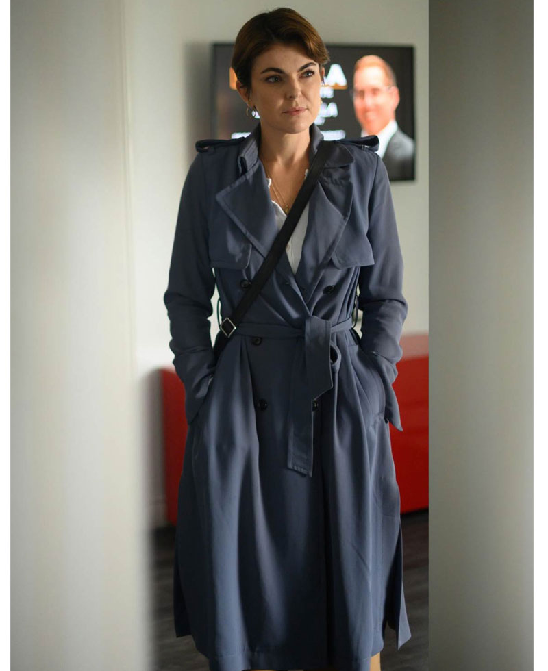 Serinda Swan Coroner Season 02 Blue Coat Serinda Swan Coroner Season 02 Blue Coat - Image 2