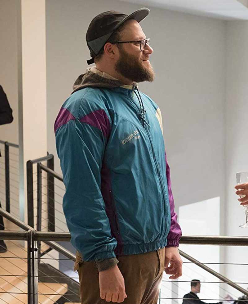 Seth Rogen Long Shot Parachute Jacket Seth Rogen Long Shot Parachute Jacket - Image 2