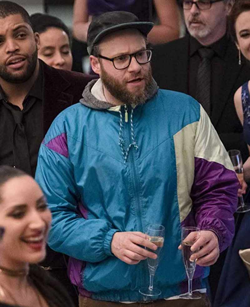 Seth Rogen Long Shot Parachute Jacket Seth Rogen Long Shot Parachute Jacket