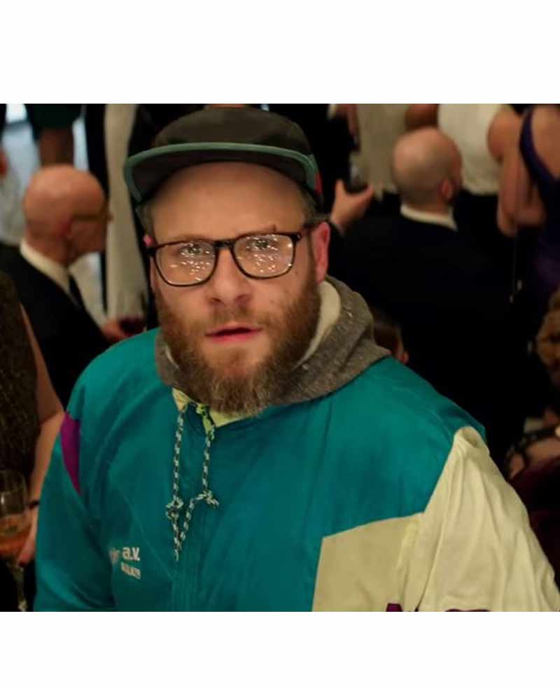 Seth Rogen Long Shot Parachute Jacket Seth Rogen Long Shot Parachute Jacket - Image 3