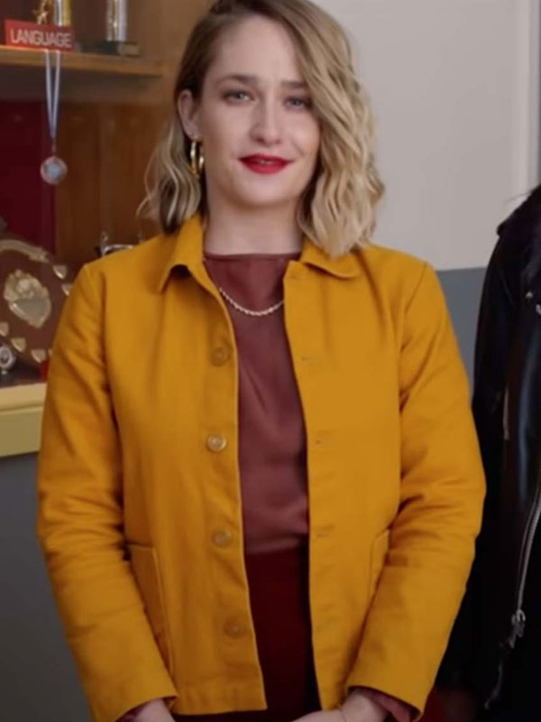 Sex Education Hope Haddon Yellow Jacket Sex Education Hope Haddon Yellow Jacket