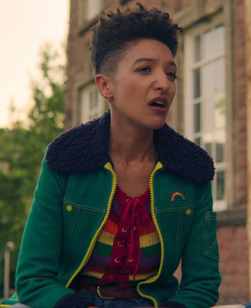 Sex Education S02 Patricia Allison Green Jacket Sex Education S02 Patricia Allison Green Jacket - Image 3