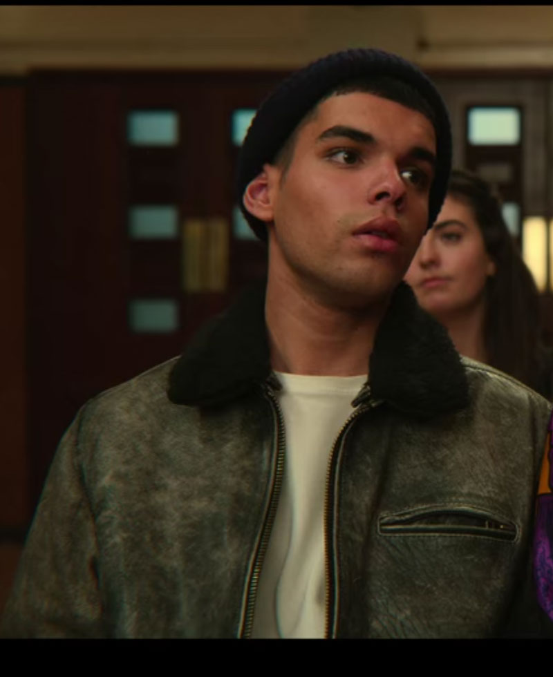 Sex Education Season 2 Sami Outalbali Leather Jacket Sex Education Season 2 Sami Outalbali Leather Jacket - Image 3