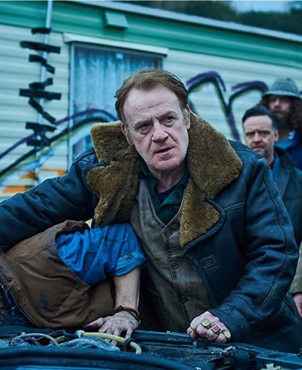 Mark Lewis Jones Gangs of London Shearling Coat