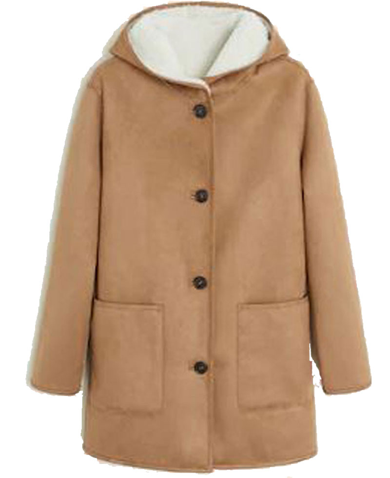 Sienna Miller Tan Brown Shearling Coat Sienna Miller Tan Brown Shearling Coat