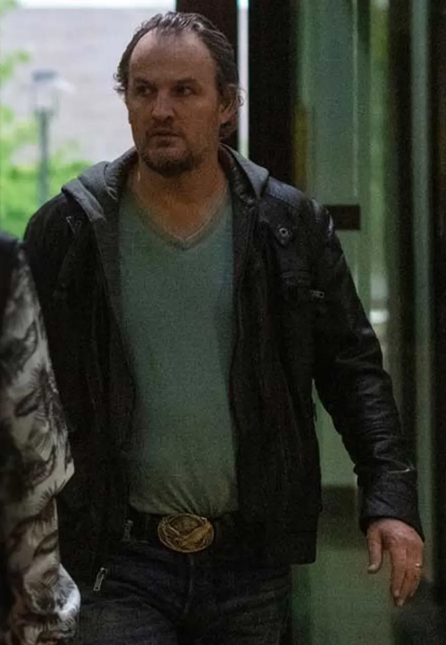 Silk Road Jason Clarke Black Leather Jacket Silk Road Jason Clarke Black Leather Jacket