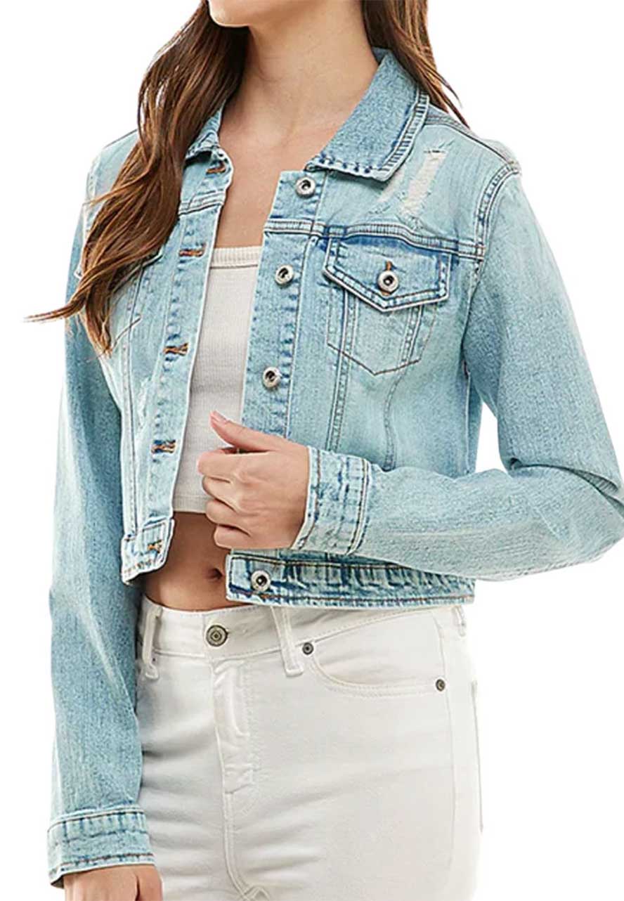 Skeleton Print Cropped Ladies Jacket Skeleton Print Cropped Ladies Jacket - Image 3