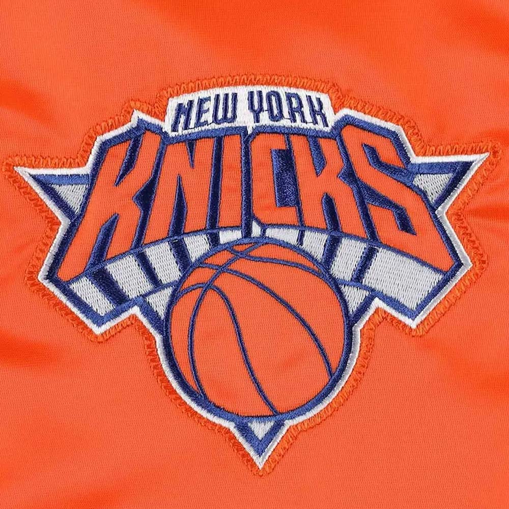 Slider New York Knicks Orange Jacket Slider New York Knicks Orange Jacket - Image 3