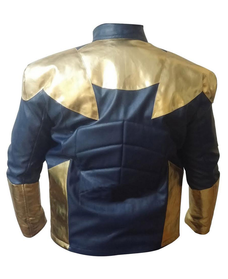 Smallville Booster Gold Leather Jacket booster gold leather jacket
