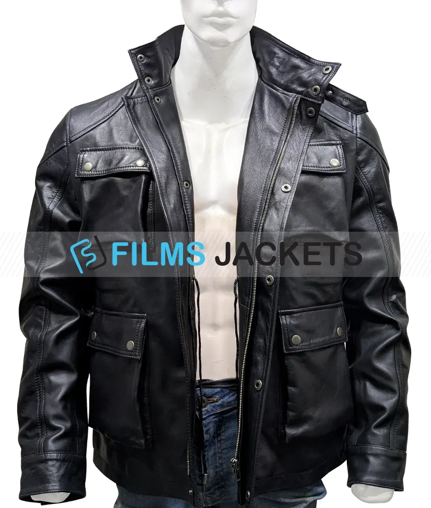 Sope Dirisu Gangs of London Leather Jacket Sope Dirisu Gangs of London Leather Jacket - Image 7