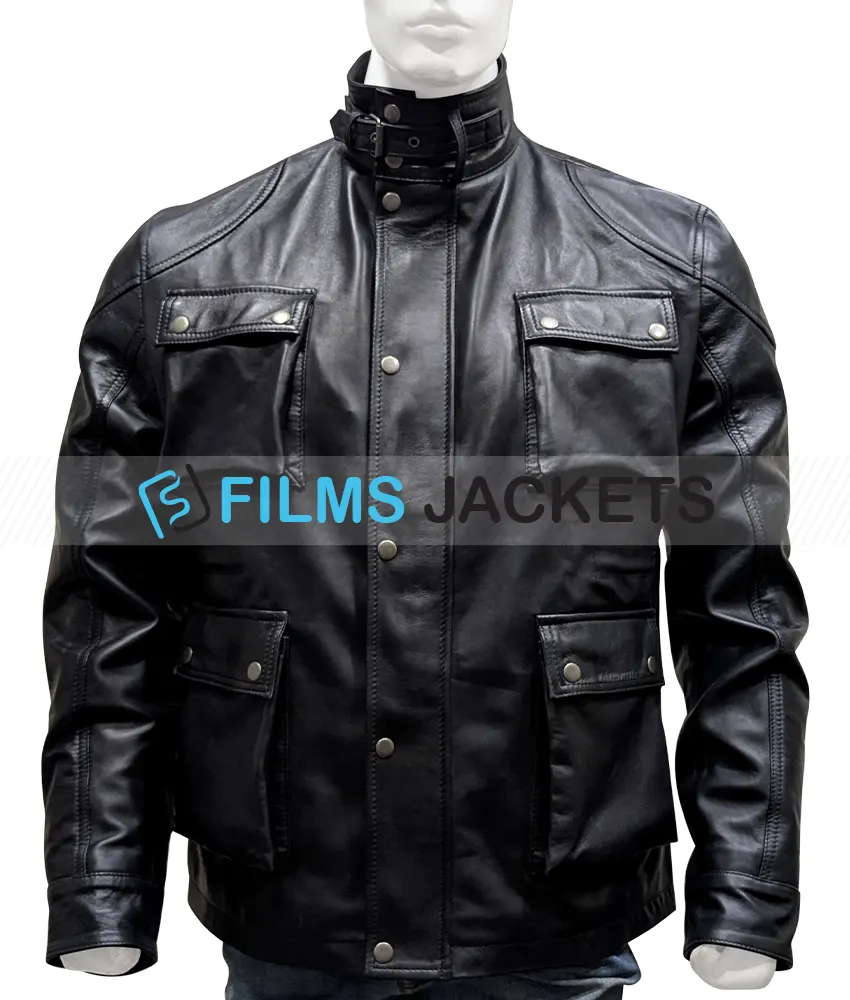 Sope Dirisu Gangs of London Leather Jacket Sope Dirisu Gangs of London Leather Jacket - Image 3