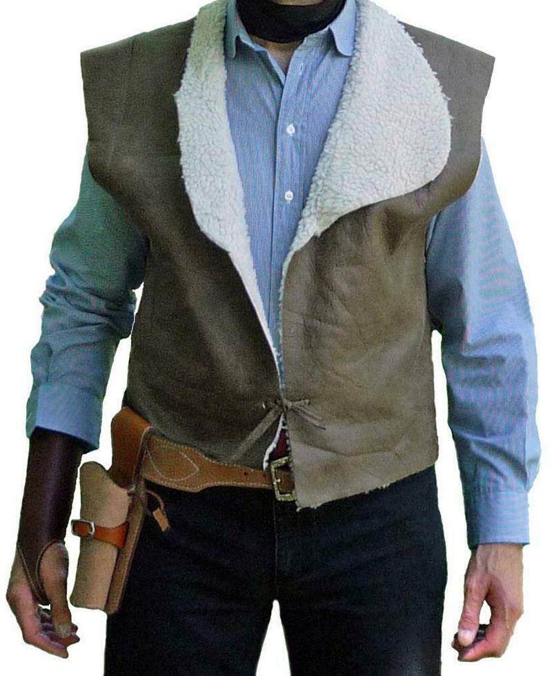 Clint Eastwood Spaghetti Western Shearling Vest Clint Eastwood Spaghetti Western Shearling Vest