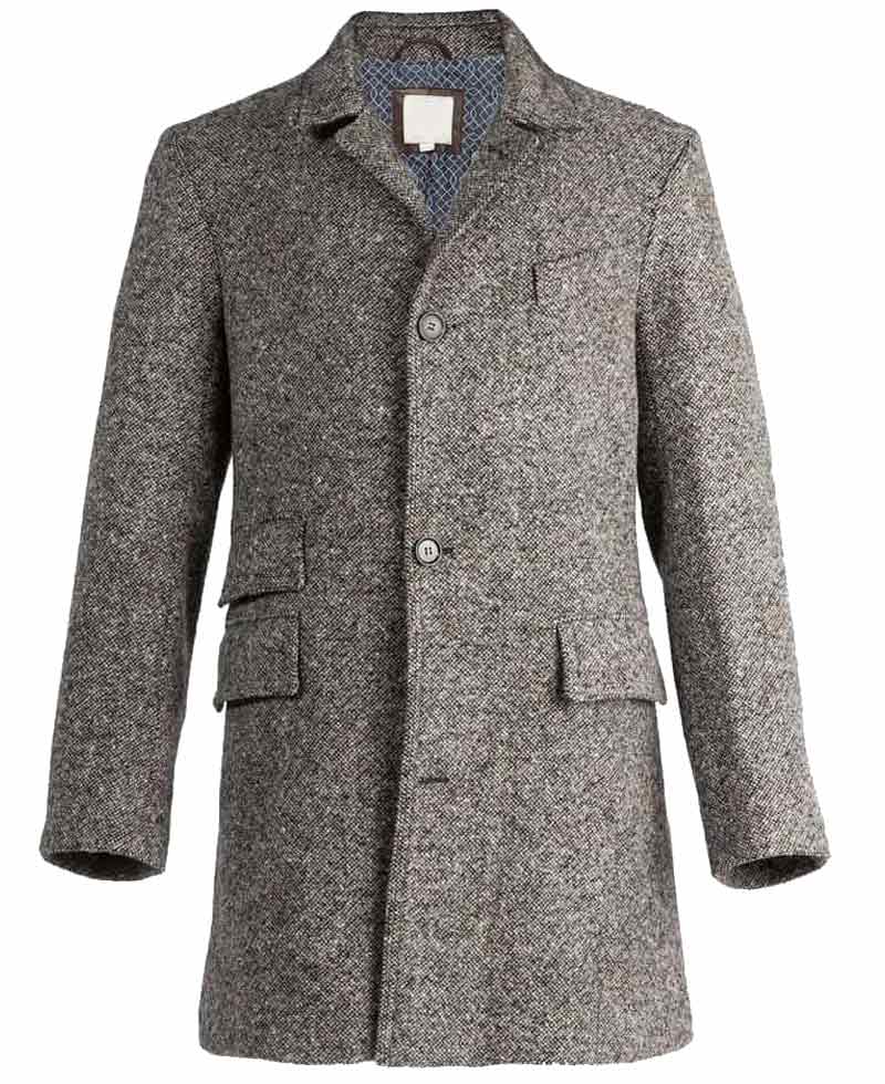 Ben Whishaw Spectre Grey Coat Ben Whishaw Spectre Grey Coat