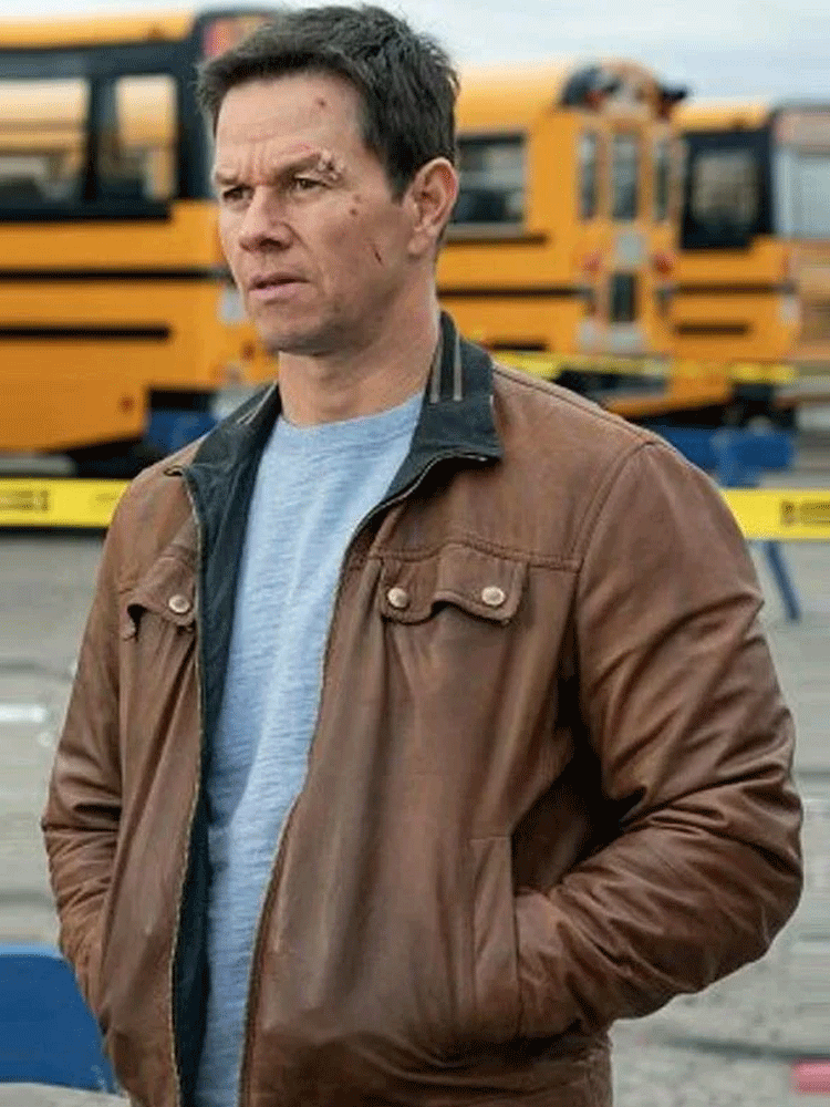 Spenser Confidential Movie Mark Wahlberg Brown Leather Jacket Spenser Confidential Movie Mark Wahlberg Brown Leather Jacket