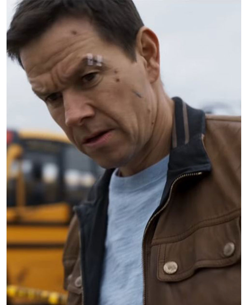 Spenser Confidential Movie Mark Wahlberg Brown Leather Jacket Spenser Confidential Movie Mark Wahlberg Brown Leather Jacket - Image 2