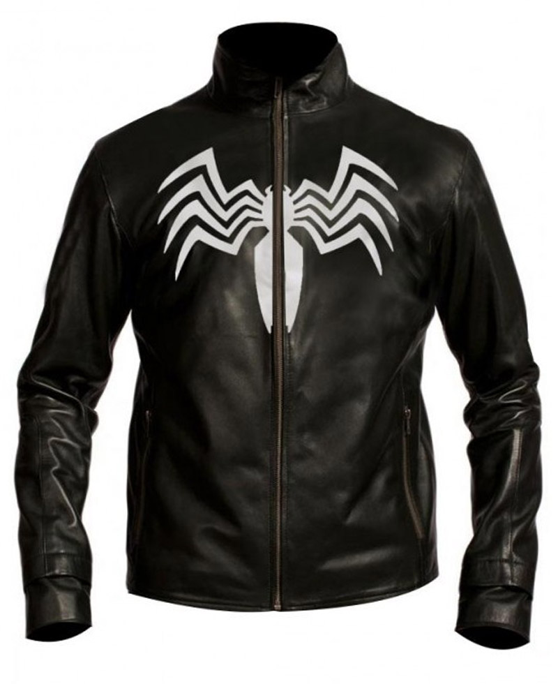 spiderman venom leather jacket