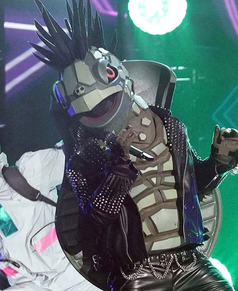 Jesse Mccartney The Masked Singer Spiked Leather Jacket Jesse Mccartney The Masked Singer Spiked Leather Jacket - Image 2
