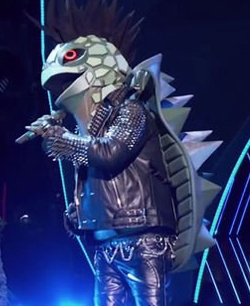 Jesse Mccartney The Masked Singer Spiked Leather Jacket Jesse Mccartney The Masked Singer Spiked Leather Jacket - Image 4