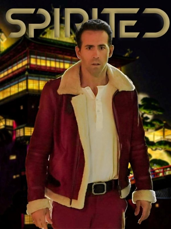 Spirited Ryan Reynolds Leather Jacket Spirited Ryan Reynolds Leather Jacket