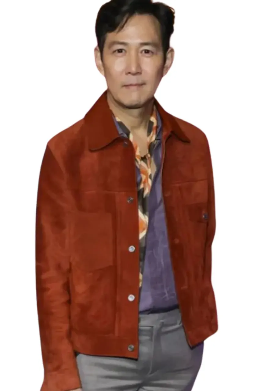 Squid Game S02 Seong Gi hun Brown Suede Jacket Squid Game S02 Seong Gi hun Brown Suede Jacket - Image 4