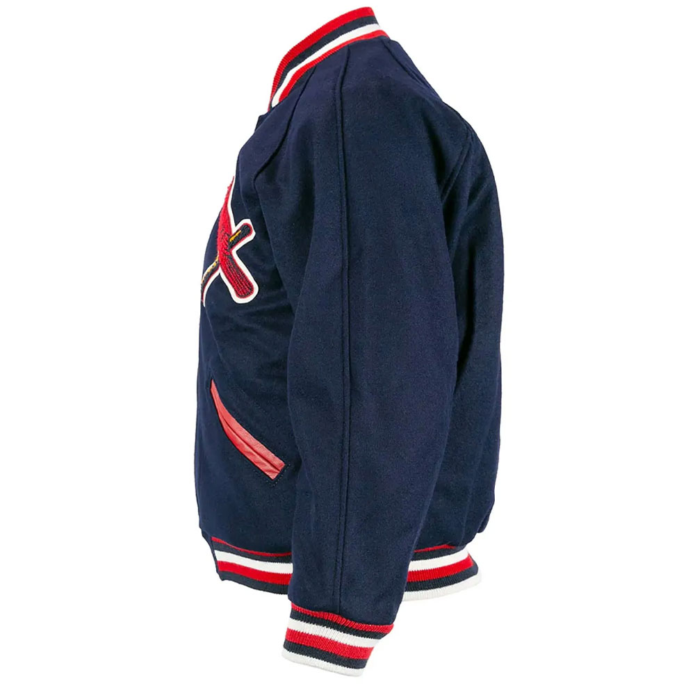 St Louis Cardinals Varsity Jacket St Louis Cardinals Varsity Jacket - Image 4