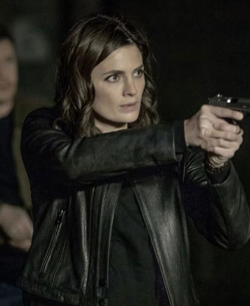 Stana Katic Absentia S03 Leather Jacket Stana Katic Absentia S03 Leather Jacket - Image 3