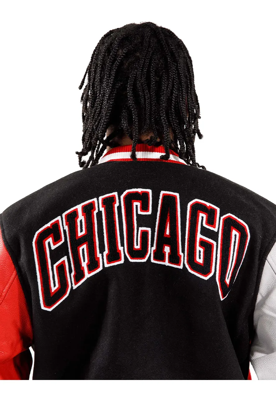 Standard NBA Chicago Bulls Varsity Jacket Standard NBA Chicago Bulls Varsity Jacket - Image 5