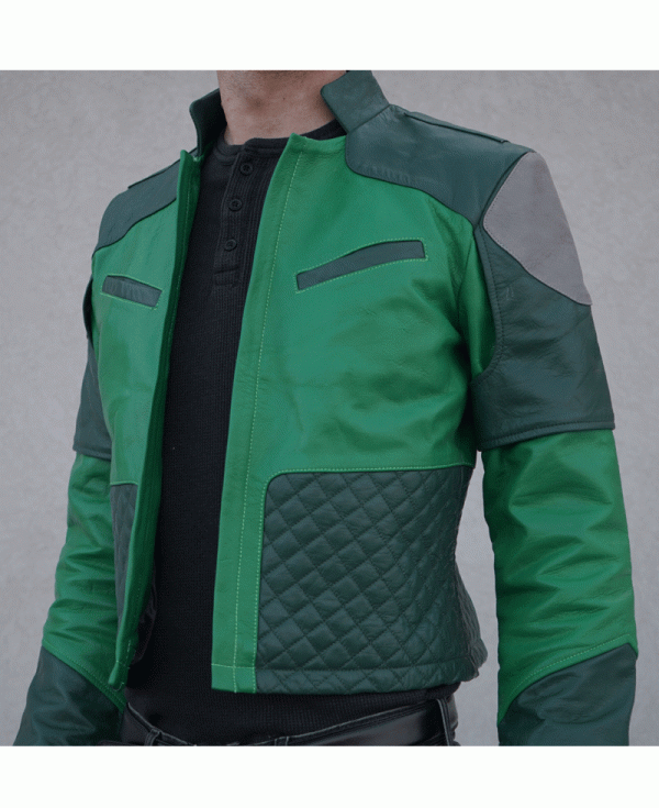 Star Wars Kazuda Xiono Green Leather Jacket