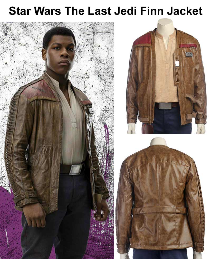 Star Wars The Last Jedi Finn Leather Jacket finn jacket