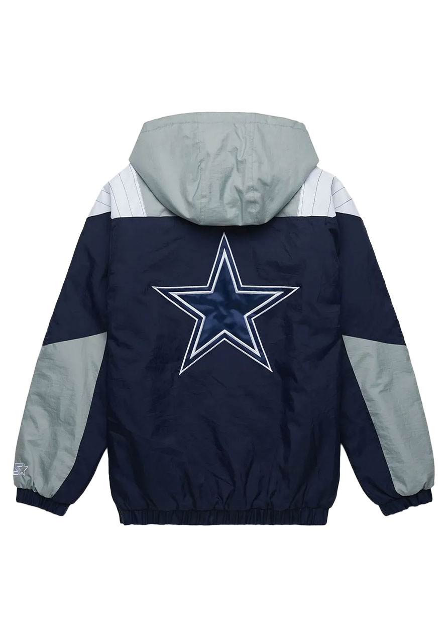Starter Dallas Cowboys Pullover Jacket Starter Dallas Cowboys Pullover Jacket - Image 2