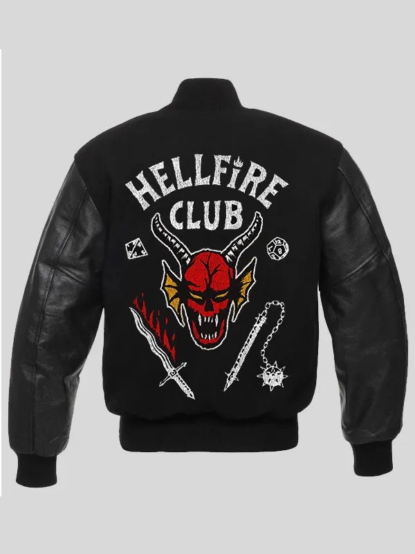 Stranger Things S04 Hellfire Club Jacket Stranger Things S04 Hellfire Club Jacket - Image 2