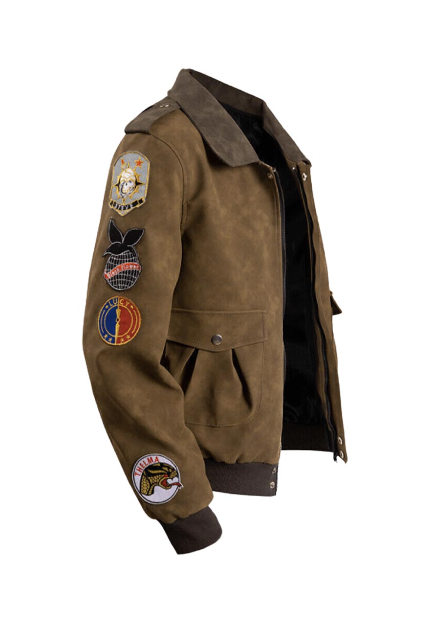 Stranger Things Steve Harrington Leather Jacket Stranger Things SO4 Steve Harrington Brown Jacket