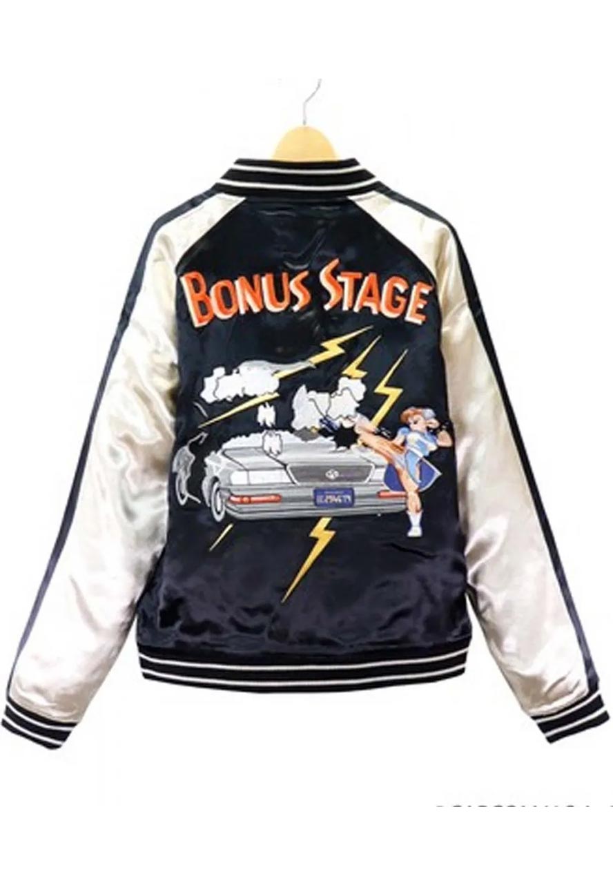 Street Fighter II Chun Li Bonus Stage Black Jacket Street Fighter II Chun Li Bonus Stage Black Jacket - Image 4