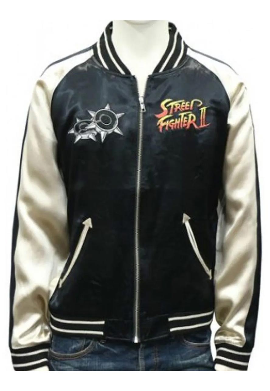 Street Fighter II Chun Li Bonus Stage Black Jacket Street Fighter II Chun Li Bonus Stage Black Jacket