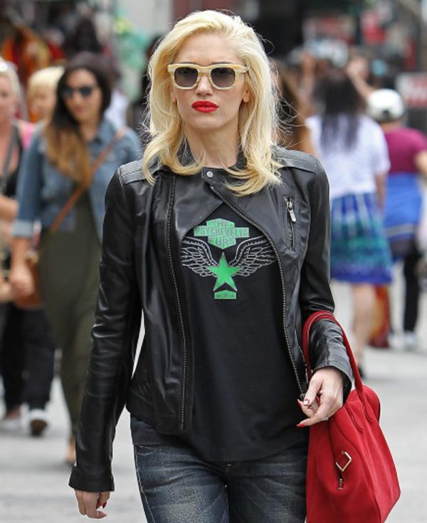 Gwen Stefani Street Wear Leather Jacket