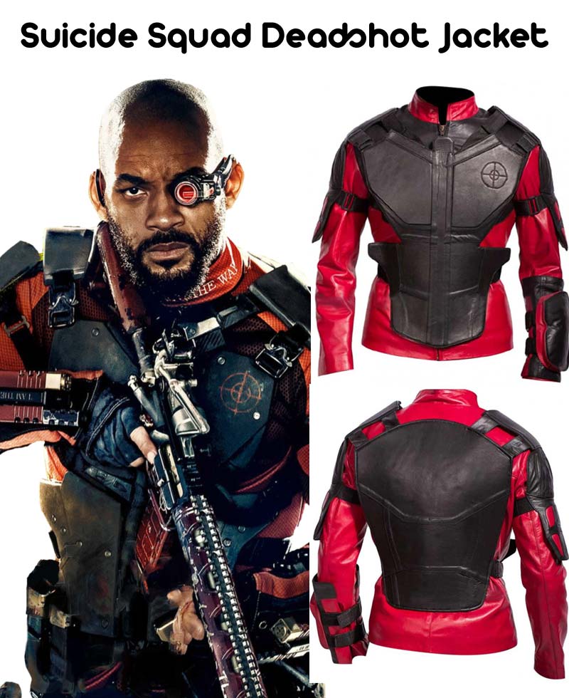 Suicide Squad Deadshot Jacket will smith jacket