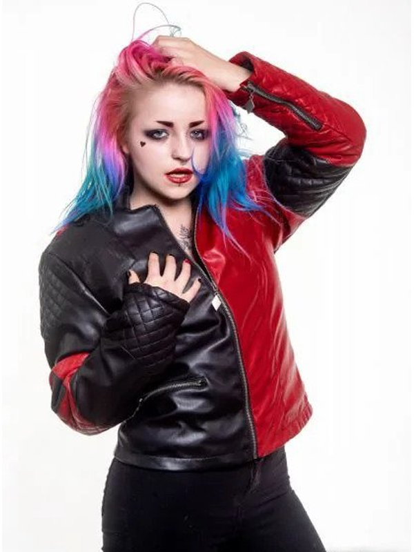 Suicide Squad Harley Quinn Live Fast Die Clown Jacket live fast die clown jacket