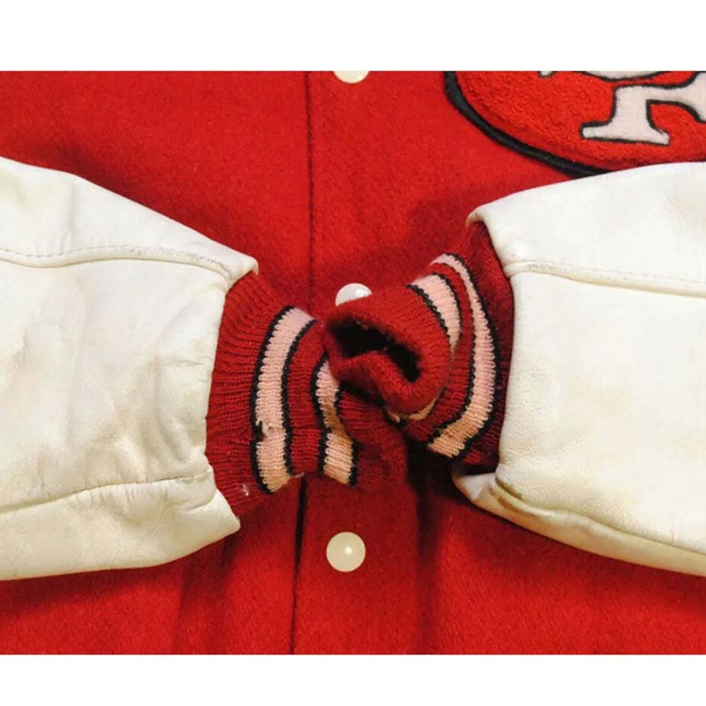 Super Bowl San Francisco 49ers Varsity Jacket Super Bowl San Francisco 49ers Varsity Jacket - Image 4
