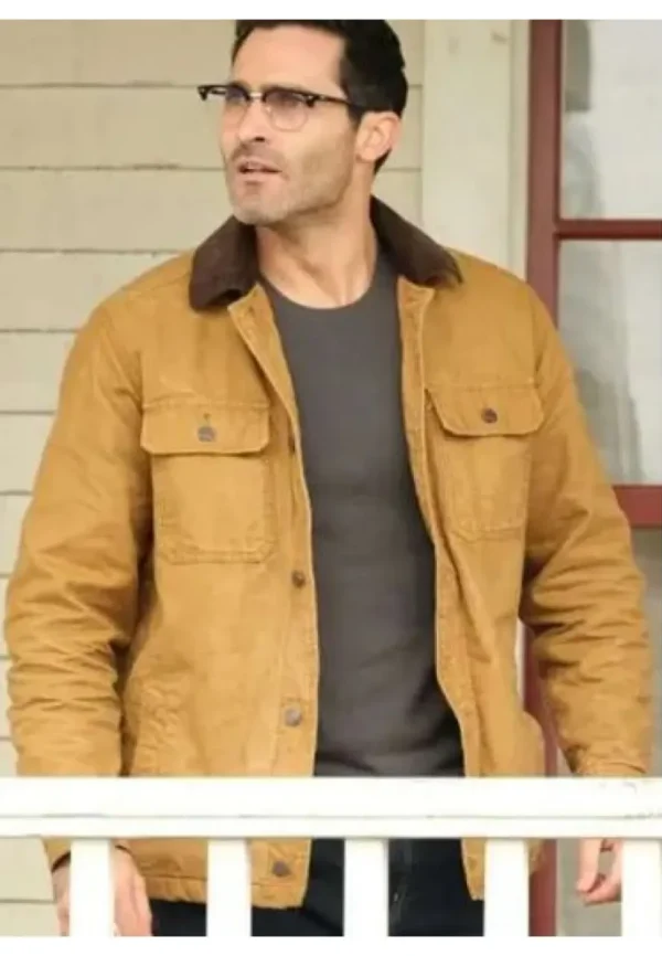 Tyler Hoechlin Superman and Lois Cotton Jacket