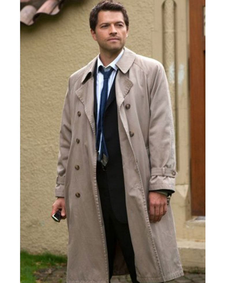 Castiel Supernatural Misha Collins Trench Coat Castiel Supernatural Misha Collins Trench Coat - Image 3