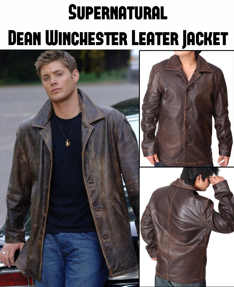 Supernatural Dean Winchester Leather Jacket dean supernatural jacket
