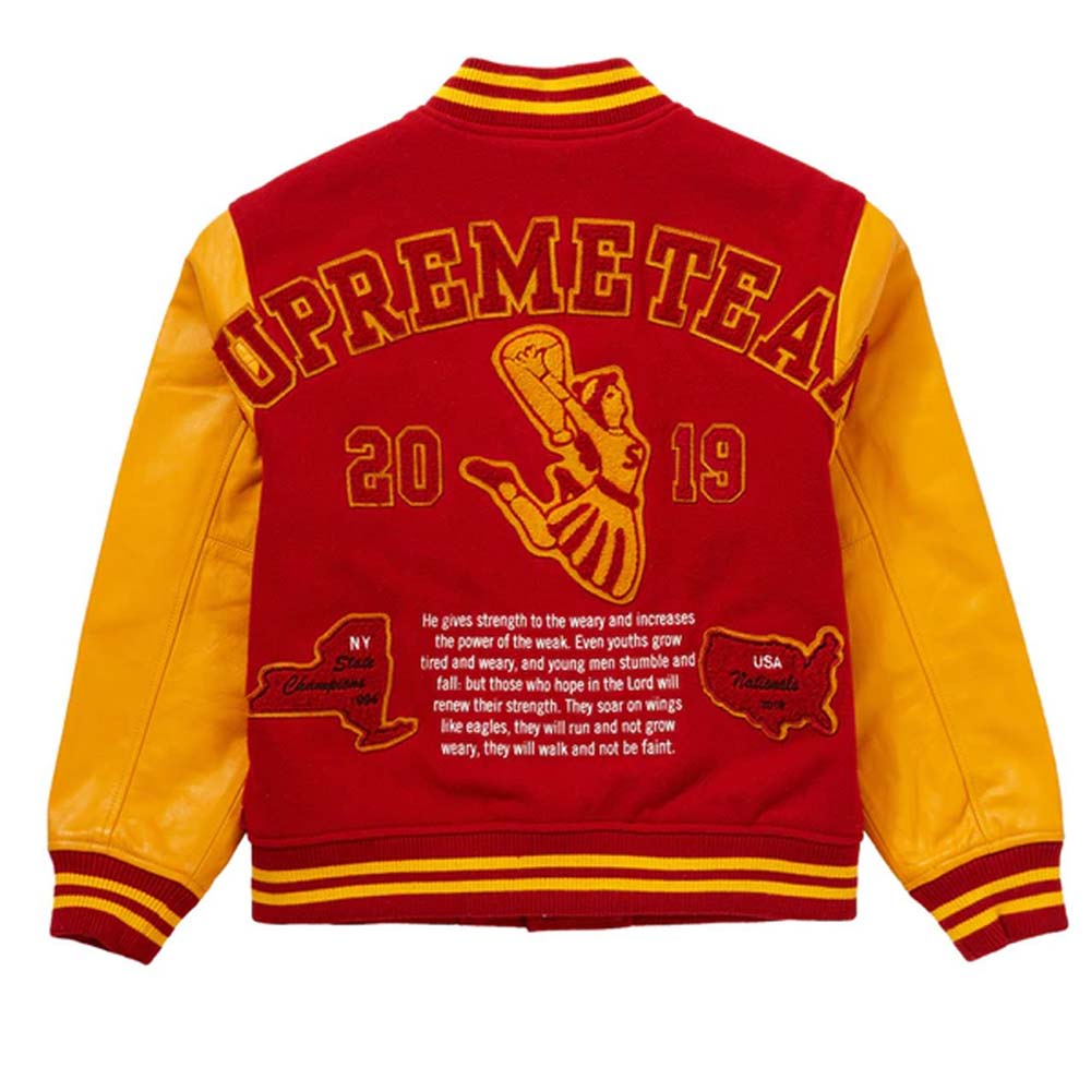 Supreme Team S Letterman Jacket Supreme Team S Letterman Jacket - Image 6