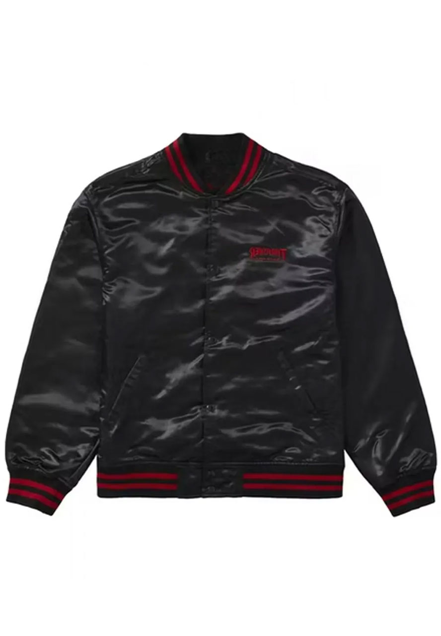 Supreme Thrasher Black Bomber Jacket Supreme Thrasher Black Bomber Jacket - Image 3