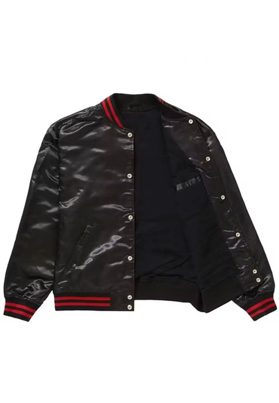 Supreme Thrasher Black Bomber Jacket Supreme Thrasher Black Bomber Jacket - Image 4