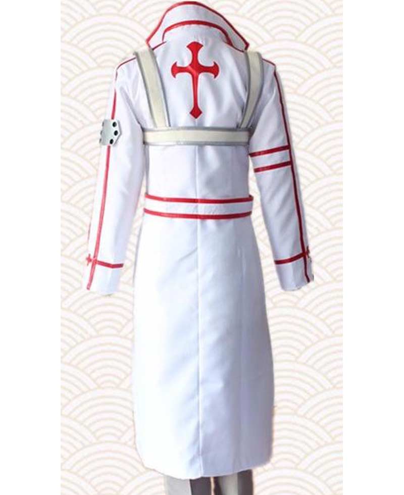 Sword Art Online Kirito White Trench Coat Sword Art Online Kirito White Trench Coat - Image 2