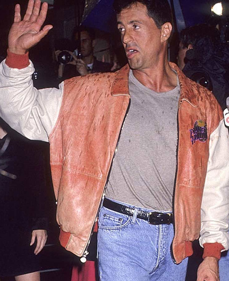 Planet Hollywood Sylvester Stallone Leather Jacket Planet Hollywood Sylvester Stallone Leather Jacket - Image 3
