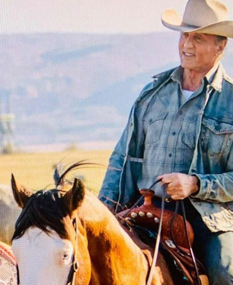 Sylvester Stallone Rambo V Blue Jacket Sylvester Stallone Rambo V Blue Jacket - Image 3