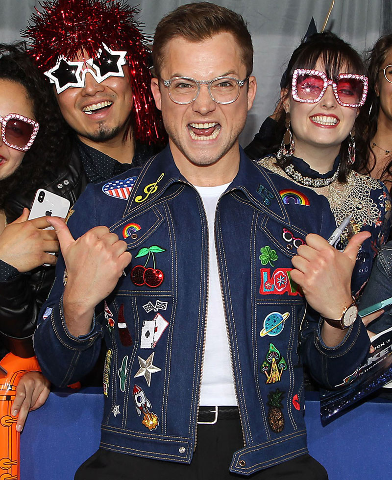Taron Egerton Rocketman Blue Jacket Taron Egerton Rocketman Blue Jacket - Image 6