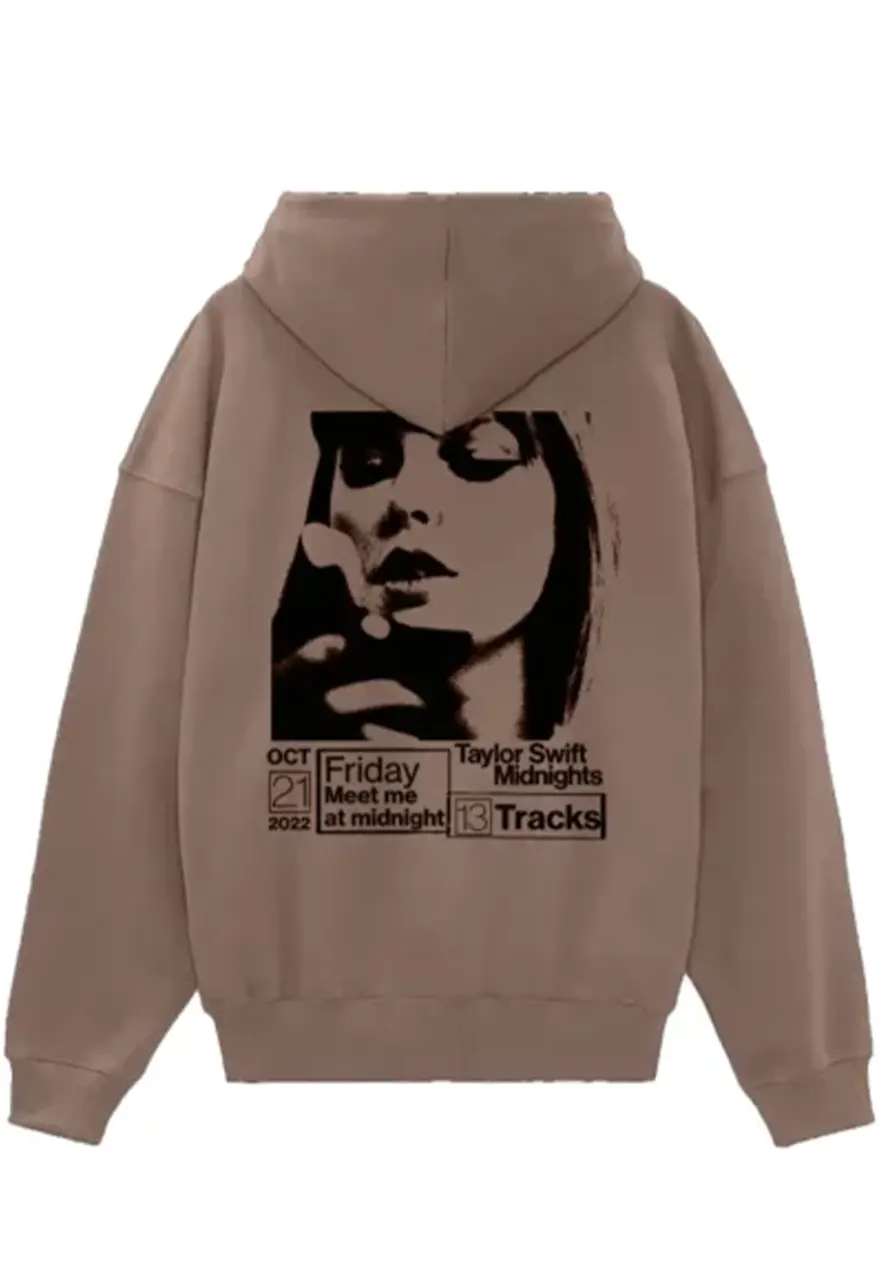 Taylor Swift Midnights Brown Hoodie Taylor Swift Midnights Brown Hoodie - Image 2